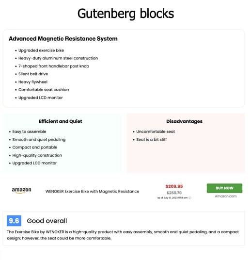 Too much niche Gutenberg blocks.